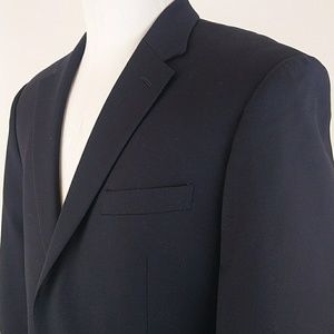 Lauren Ralph Lauren Mens Blazer 42R 100%Wool Blue